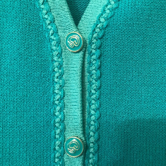 St John teal jacket size 4 - Picture 2 of 3